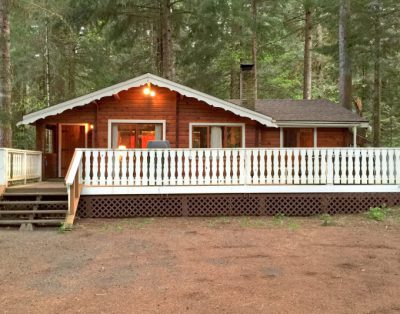 Snowline Cabin #66 – Gramma`s & Grampa`s rustic cabin! NOW WITH A NEW HOT TUB AND AIR CONDITIONING! Now has WI-FI!