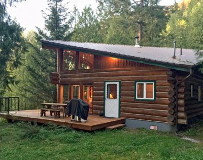 Cabin #97 – ‘Pinecone’ Log Cabin at the Lake that is Pet-Friendly!